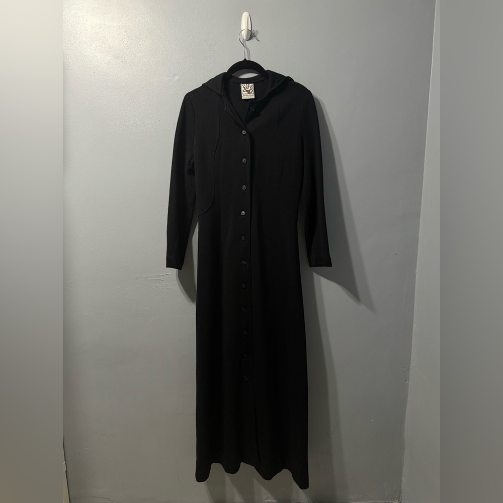 1970s Vintage Joshua Tree Floor Length Vintage Hooded Trench Coat‎ Women’s XS